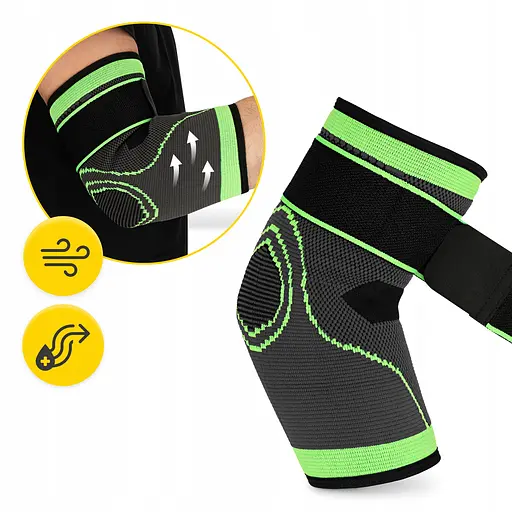 Фіксатор (бандаж) для ліктьового суглоба 4FIZJO Flex 1 шт Size M (P-5905973407366) - фото 9