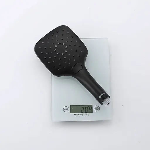 Душова система з термостатом Gappo G2407-60 вилив - перемикач на лійку, 3-функції, Чорний матовий - фото 6