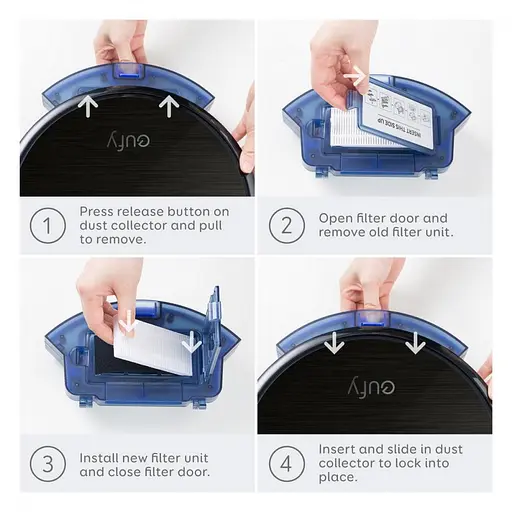 Комплект аксесуарів Eufy T29090N1 для робота-пилососа - фото 4