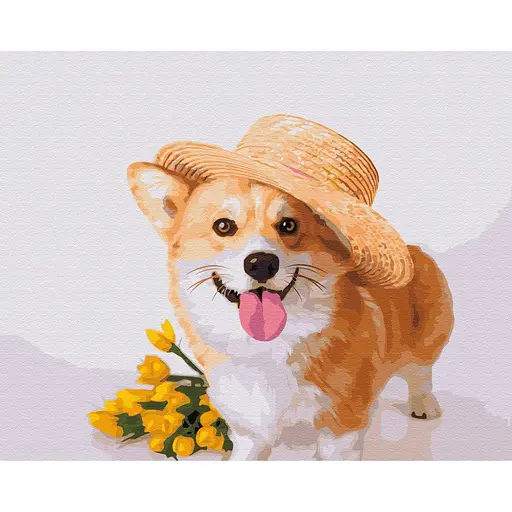 Картина за номерами Джентльмен пес Brushme 40x50 см кольорова 000221325