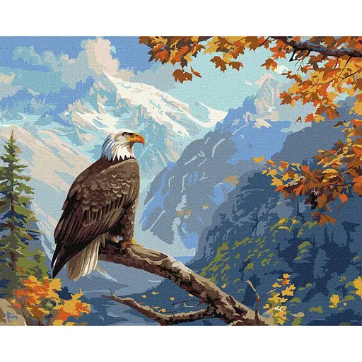 Картина за номерами "Вершинний страж" ©art_selena_ua Ідейка KHO6649, 40х50 см - фото 1