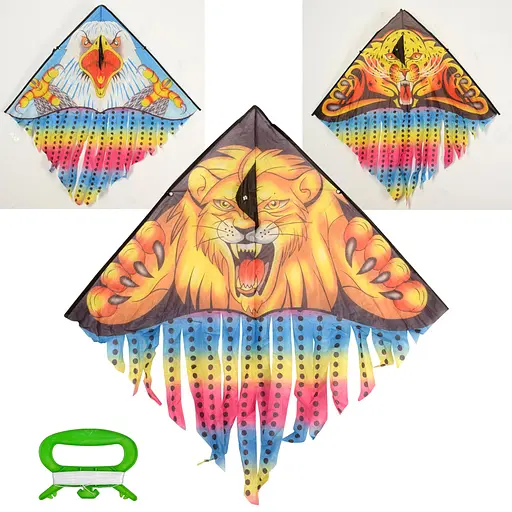 Воздушный змей, ширина 100 см, длина 48 см, хвост 42 см, струна 30 м, M2894-1 (В ассортименте) - фото 2