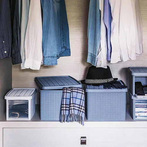 Контейнер для зберігання з кришкою і фронтальною дверцею Stefanplast Elegance М 15л (29993) - фото 2