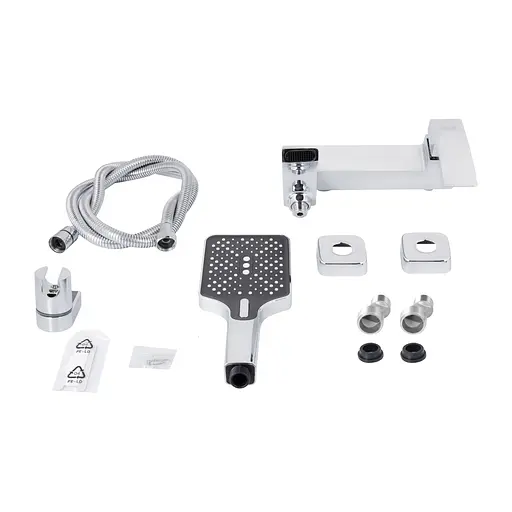 Смеситель для ванны Qtap Swan Cascada с поворотным изливом (c душевым гарнитуром) QTSWA260CRM45565 Chrome - фото 6