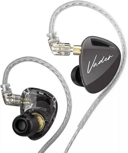 Наушники Knowledge Zenith проводные Vader с микрофоном гарнитура черные - фото 2