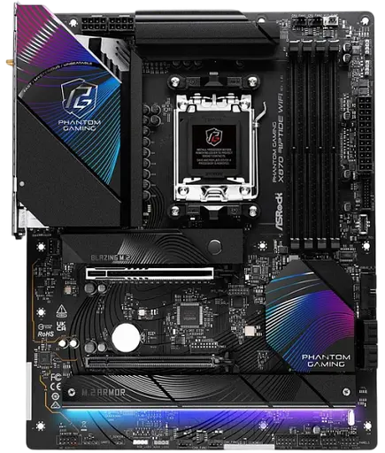 Материнська плата ASRock X870 Riptide Wi-Fi Socket AM5 (X870 RIPTIDE WIFI) - фото 2