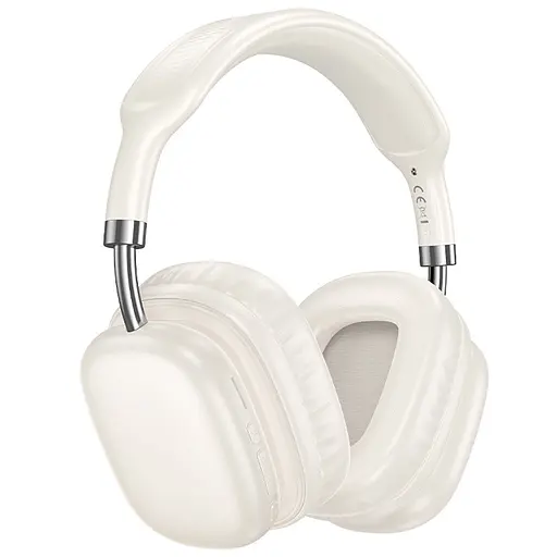 Накладні бездротові навушники Hoco W52 Wonderful Milky White