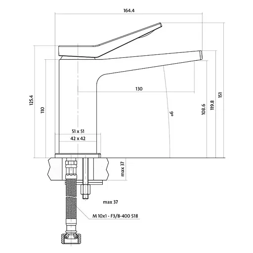 Набір змішувачів для ванни Cersanit 3в1 B247 000021654 - фото 2
