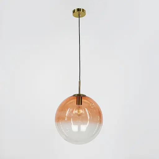 Підвіс зі скляним плафоном з градієнтом рожевого Ø 30 см | Арт. AA 321-300 PK | Line F - фото 7