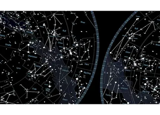 Карта звездного неба 1DEA.me "Старая map of the sky" (13033) - фото 5