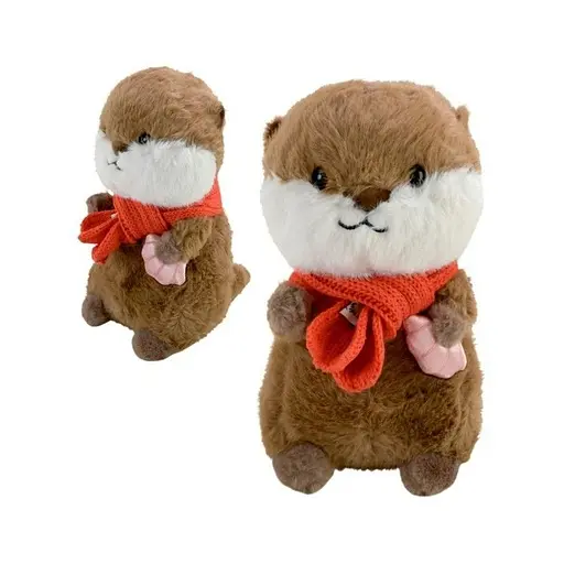 Дитяча м'яка іграшка "Видреня" Bambi C8502 з мушлею, розмір 28 см - фото 4