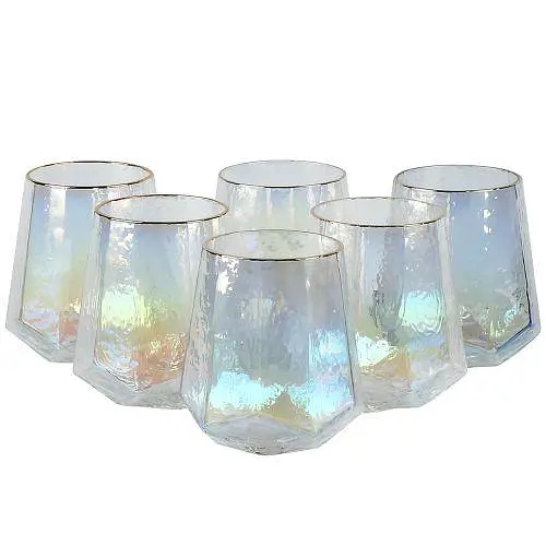 Набор стаканов "Pearl" 520 мл (6 шт.) Стаканы стеклянные для воды [MD]