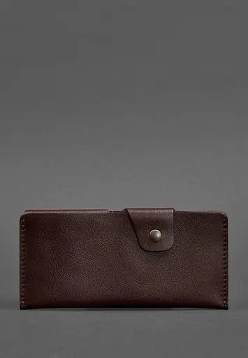 Шкіряне портмоне-купюрник 8.0 бордове - фото 2