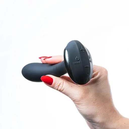 Анальна вібропробка Hot Octopuss PleX з flex Treble and Bass Technology 2 мотора пульт ДК - фото 6