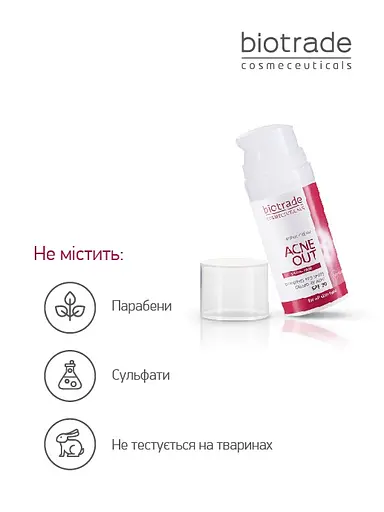 Відновлюючий крем Biotrade Acne Out 30 г (3800221840761) - фото 7