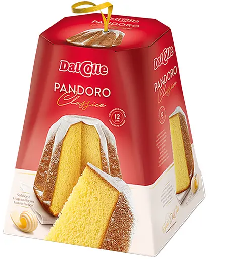 Кекс Dal Colle Pandorro класичний 12 шт. 750 г
