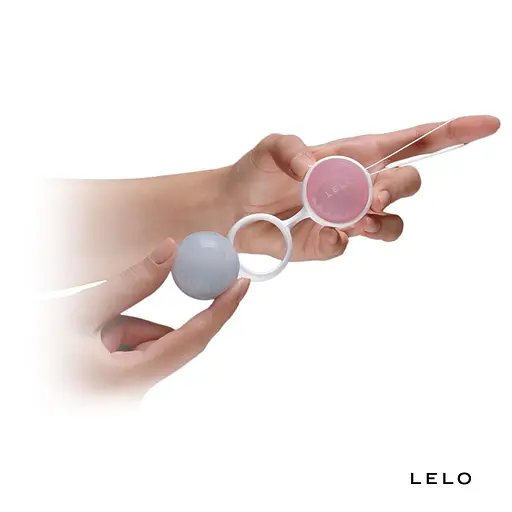 Набір вагінальних кульок Lelo Beads Mini, діаметр 2,9 см, змінне навантаження, 2 х 28 г і 2 х 37 г - фото 2