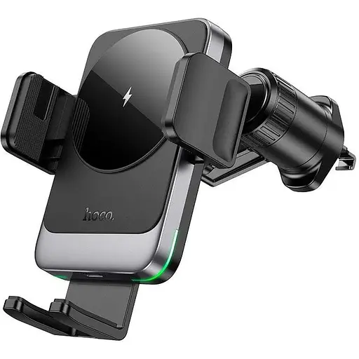 Держатель Hoco Speed wireless fast charging Car holder HW13 air outlet 15W 4.5-7" - фото 1