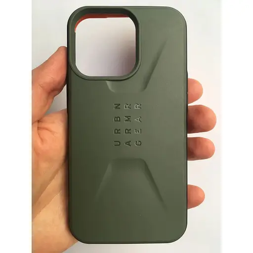 Оригінальний провоударний чохол UAG Civilian для iPhone 13 Pro (6.1") Olive (11315D117272) - фото 9