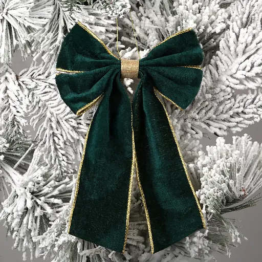 Украшение декоративное Yes! Fun Бант 28x16 см изумрудное (975078) - фото 6