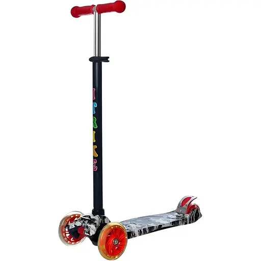 Дитячий триколісний самокат iTrike iTrike JR 3-055-1-WP12 Maxi чорний