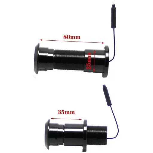 Відеовічко Nectronix DW-305W Tuya Smart App WiFi з датчиком руху, підсвіткою і записом чорне - фото 4