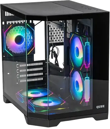 Корпус QUBE CRYSTAL ARGB Black (CRYSTAL_GBNU3) - фото 5