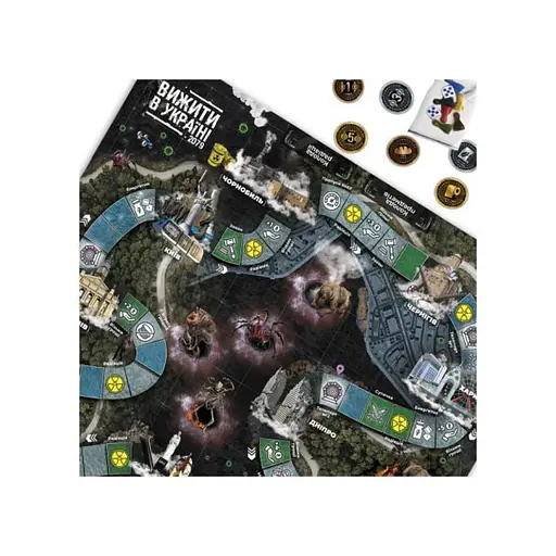 Настільна гра "Вижити в Україні" PLR-0039 від 2 до 5 гравців - фото 7