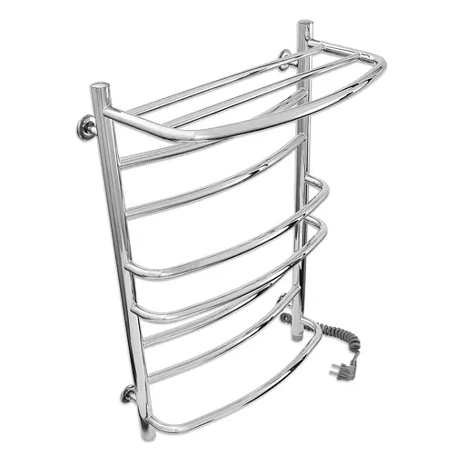 Електрична рушникосушарка Laris Євромікс П8 500x800 Е з полицею сенсор S3 права 73207693, Хром, Праве, Електронний - фото 3