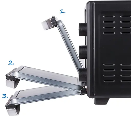 Духовка First FA-5043-1 30 л конвекция черная - фото 4