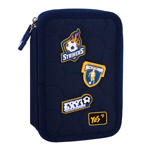 Школьный пенал твердый двойной Yes Football Gamer HP-01 - фото 1