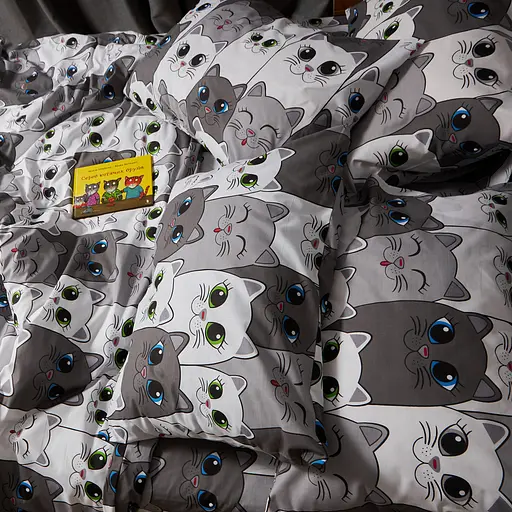 Комплект постельного белья Moon&Star Детский 110x140 см наволочки 2x50x50 см Furry Friends Бязь Gold Люкс - фото 7