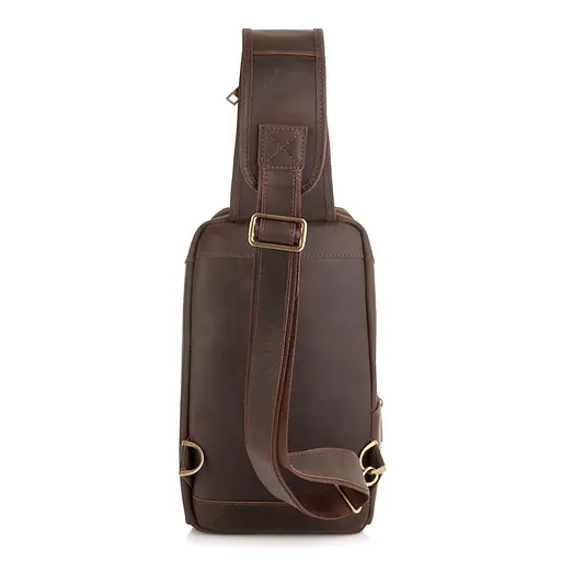 Кожаный мужской рюкзак TARWA 34х19х7 см sum0026159 - фото 3