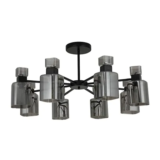 Люстра Ardero BL1180-1 OLIVIA під лампу чорний - фото 2