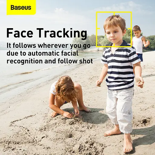 Держатель поворотный - Штатив следящий Baseus 360 AI Following (SUYT-B02) белый - фото 8