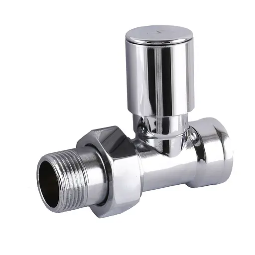 Кран вентильный прямой с американкой Solomon 3/4″ chrom 1865 000002168 - фото 1