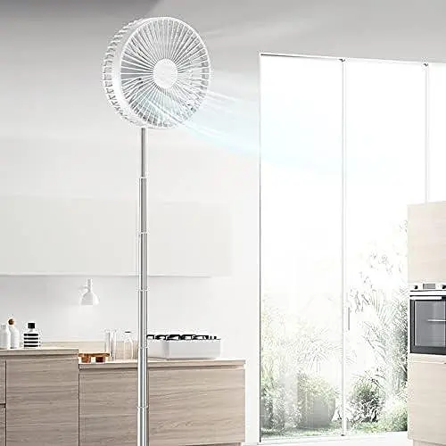 Портативний складний вентилятор P9s 7" із зарядкою 4 швидкості USB-зарядка - фото 5