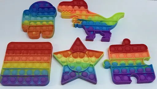 Сенсорна іграшка Pop it антистрес єдиноріг, метелик - фото 3