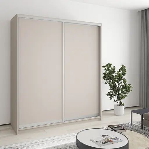 Шкаф-купе двухдверный MebelStar Уни AL 2ДСП 180x60x210 см Кашемир (MBS-2589)