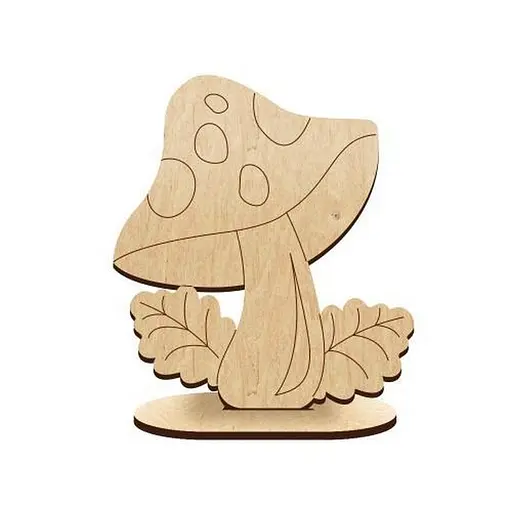 Фигурка для раскрашивания и декорирования "Грибочек" Fabrika Decoru FDZ-541 - фото 1