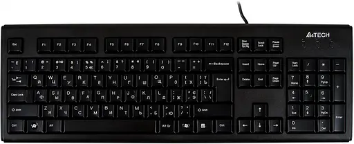 Проводная клавиатура A4Tech KR-83 PS/2 Black - фото 1