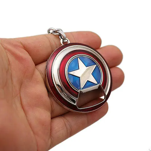 Брелок відкривачка для пляшок Щит Капітан Америка Captain America СА 10.063 - фото 2