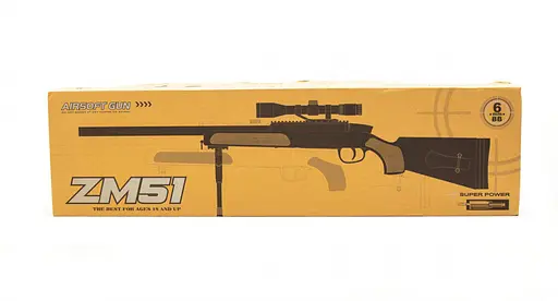 Дитяча снайперська гвинтівка на кульках ZM51 металева - фото 6