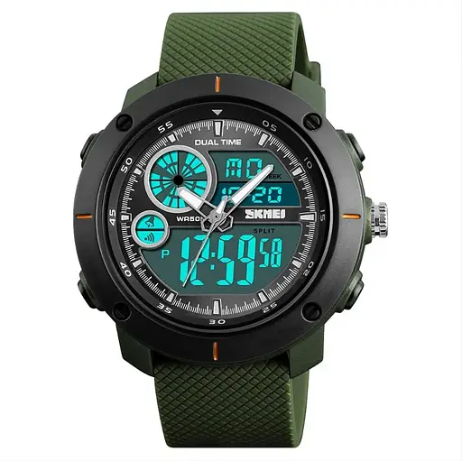 Наручные спортивные часы Skmei 1361 Зеленый - фото 3