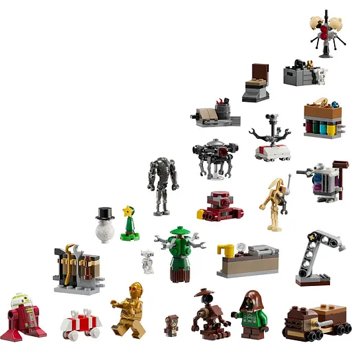 Конструктор LEGO Star Wars Адвент календарь 2025, 263 детали (75418) - фото 6
