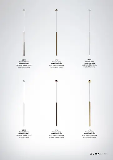 Підвісний світильник Zuma Line P0461-01A-F7F7 LOYA - фото 5