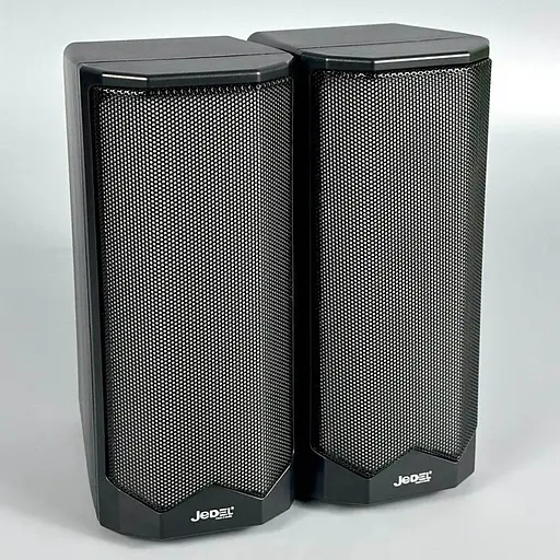 Настольные колонки Jedel S-558 с LED подсветкой 2x5W черный - фото 2