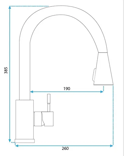 Смеситель для кухни Rea Cross brushed gold REA-B5311 Золотой - фото 5