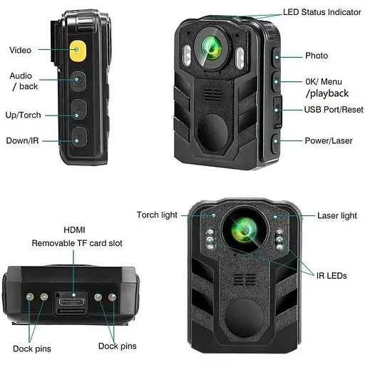 Боді камера Boblov WN9 - фото 4