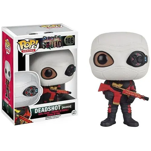 Фігурка Funko Pop Suicide Squad Deadshot Masked Загін самогубців Дедшот в масці 10см SS106 - фото 1